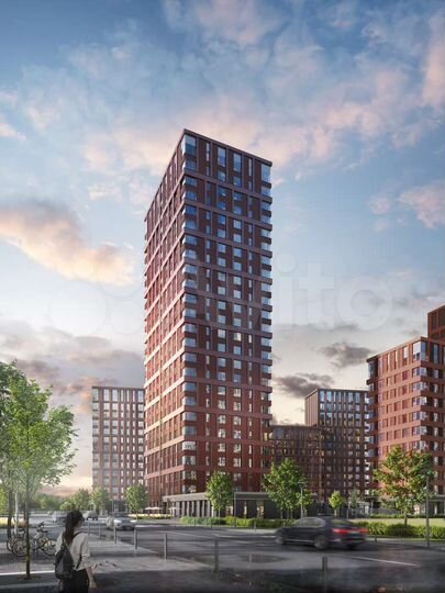 1-к. квартира, 43,8 м², 8/25 эт.