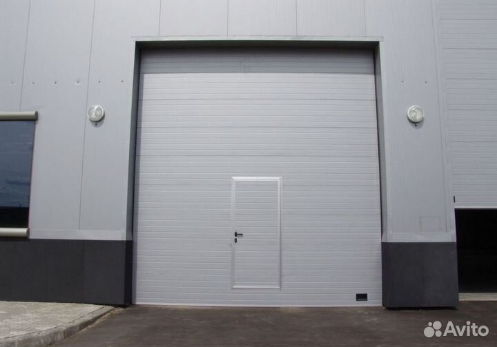 Гаражные секционные ворота рольставни