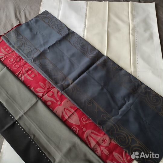 Витринные образцы портьерной ткани