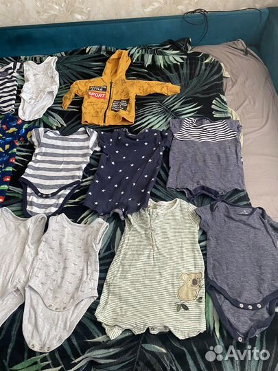 Большой пакет вещей на мальчика с 3 мес до года