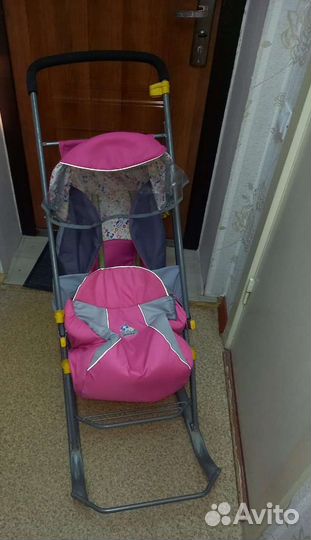 Детские зимние санки