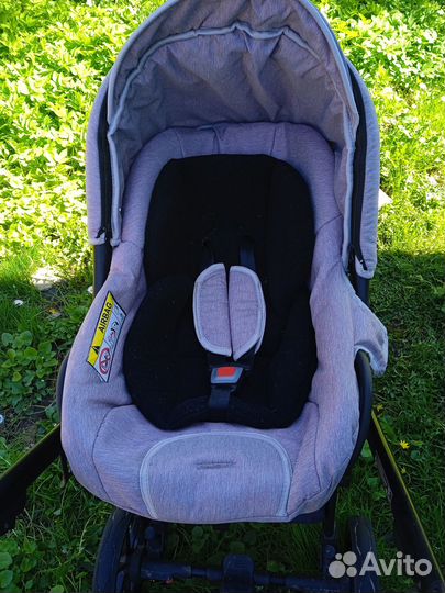 Коляска adamex 3 в 1 бу