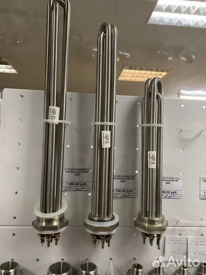 Тэн нержавеющий 3-15 кВт