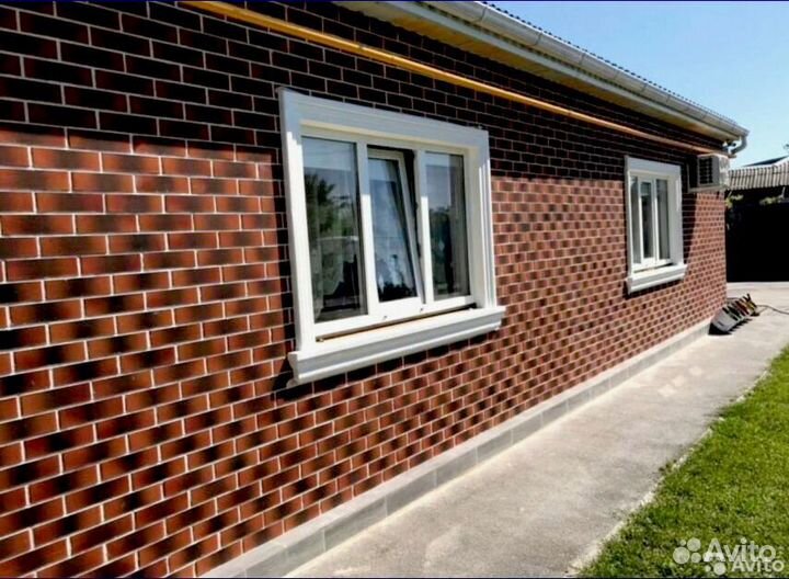 Гибкий кирпич на сетке