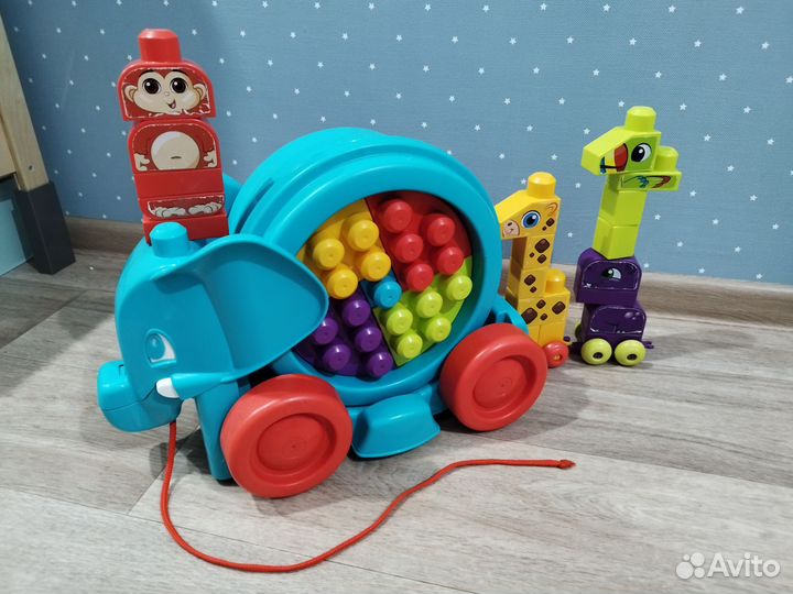 Конструктор mega bloks неуклюжий слон