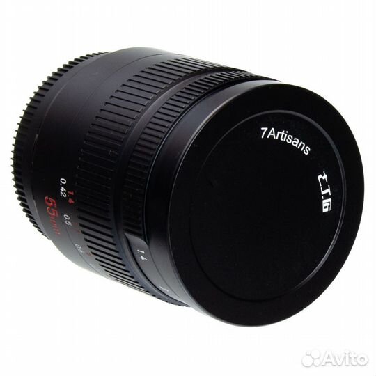 Объектив 7artisans 55mm F1.4 II Fuji XF, черный