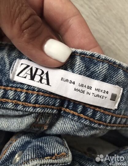 Джинсы zara пакетом 3шт 44р