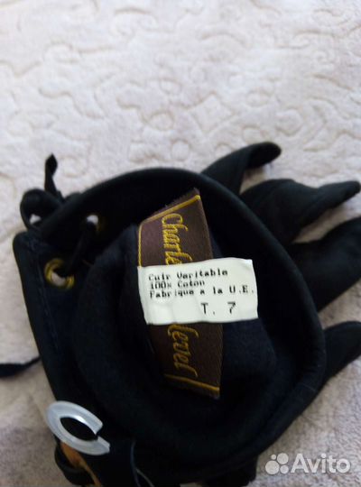 Перчатки женские натуральный кожа замшови