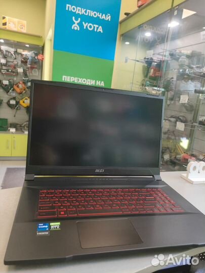 Игровой ноутбук msi katana gf76