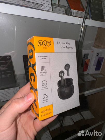 Беспроводные Наушники Xiaomi QCY AilyPods (Черный)