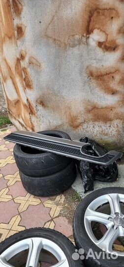 Спойлер, накладка заднего бампера Ауди А4, Б8