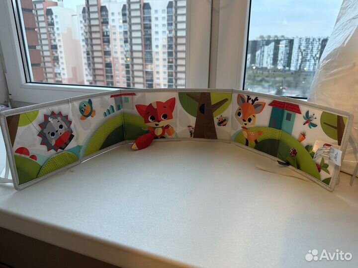 Tiny love книжка-бортик раскладушка