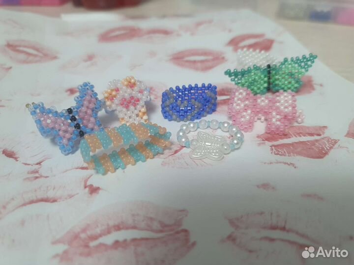 Кольца из бисера