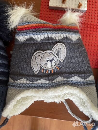 Шапка зимняя 48 размер для мальчика