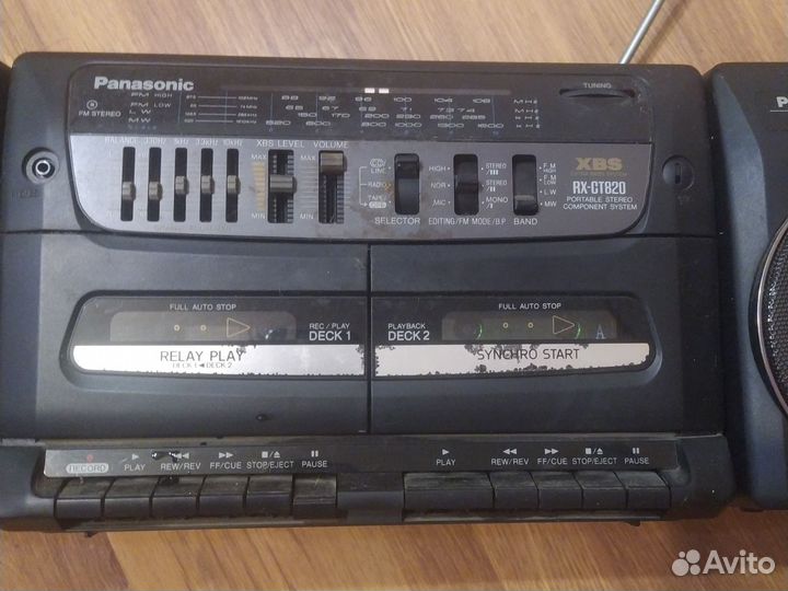 Магнитофон panasonic RX-ст 820