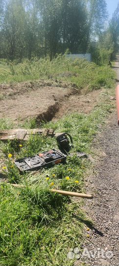 Заезд въезд на участок через канаву