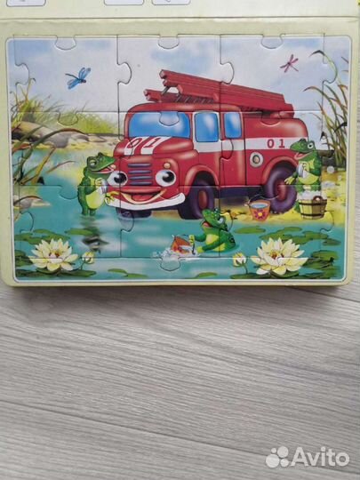 Книжка-пазл Машинки