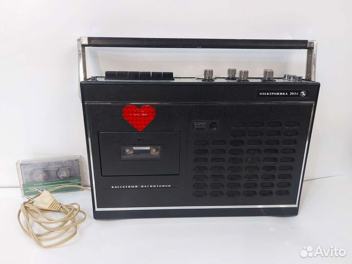 Магнитофон Электроника-203, поет+состояние
