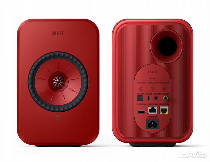 Полочная акустика KEF LSX II Lava Red