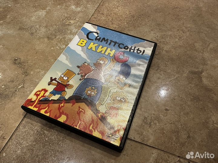 DVD диск мультфильм Симпсоны в кино новый