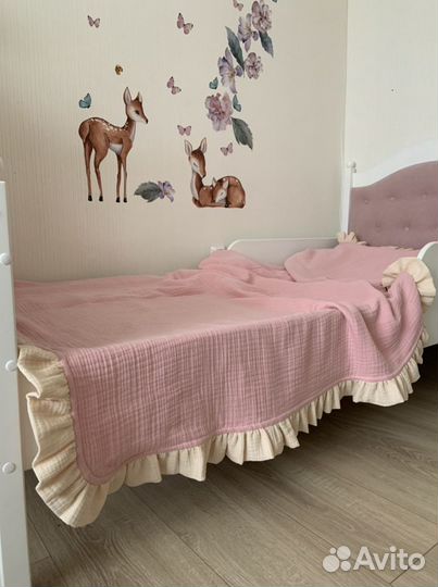 Детское постельное белье, пледы