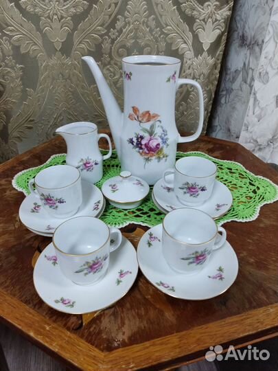 Сервиз кофейный Богемия Чехословакия