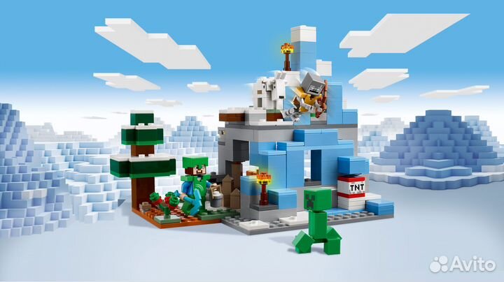 Lego Minecraft 21243 Ледяные вершины (The Frozen P