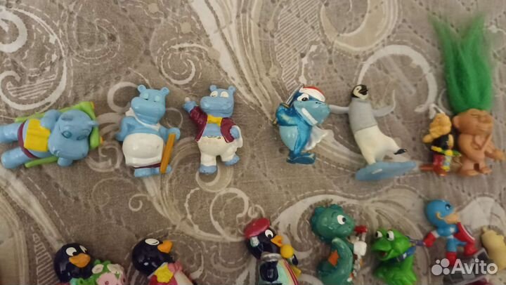 Игрушки из киндера бегемотики