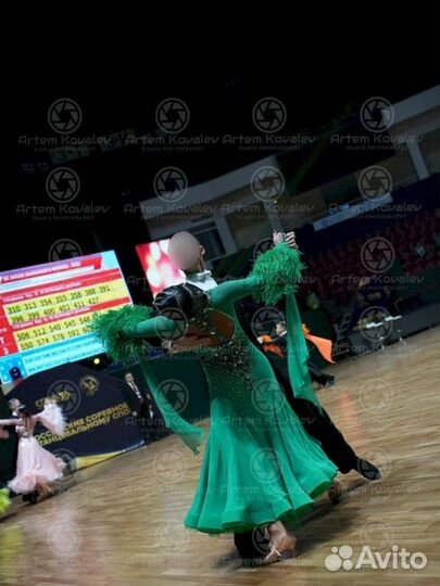 Платье для бальных танцев стандарт