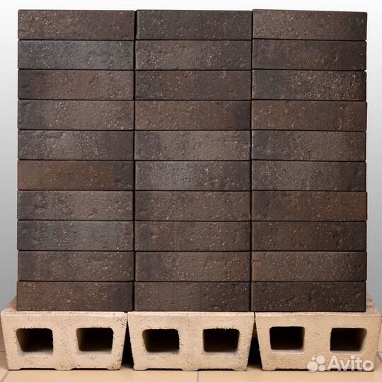 Кирпич облицовочный, графит