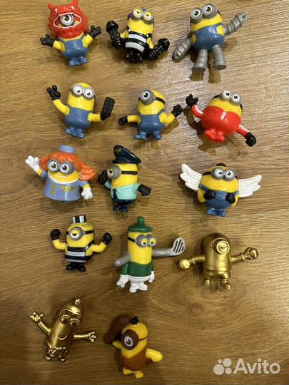 Миньоны из макдональдса за все 14
