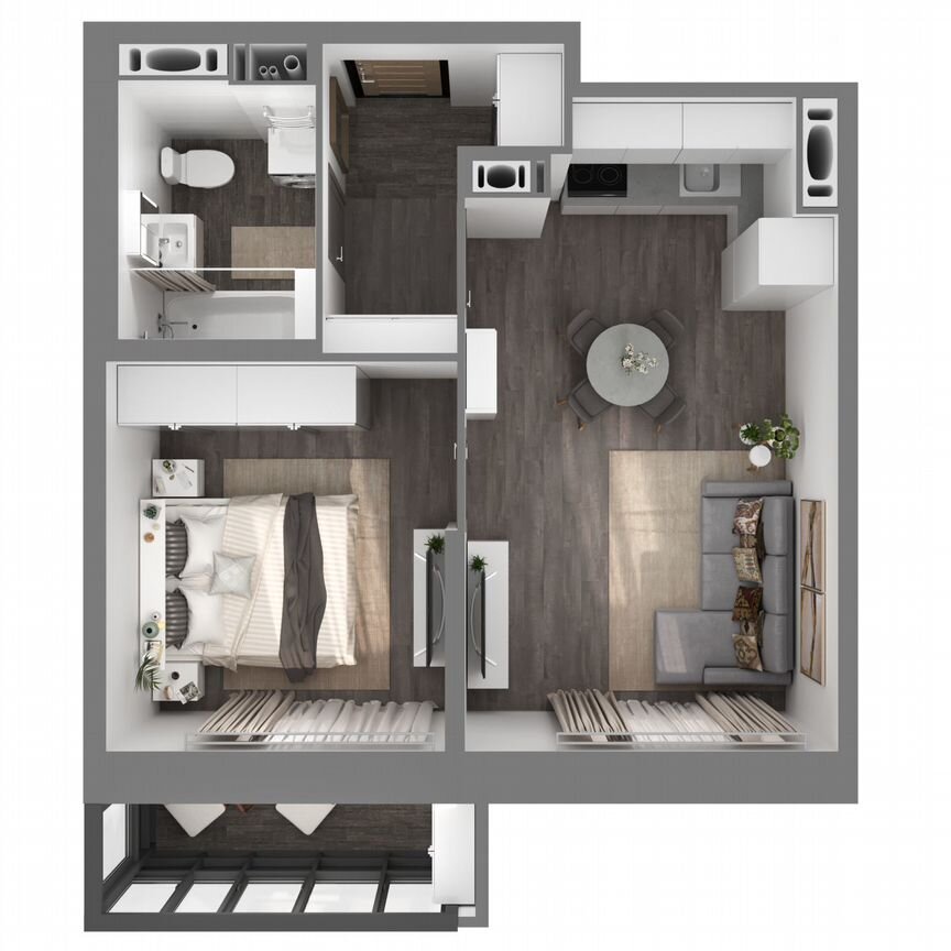 1-к. квартира, 39,9 м², 8/23 эт.