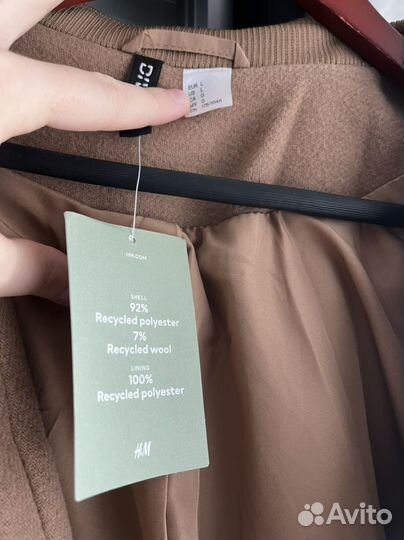 Пальто hm L-Xl
