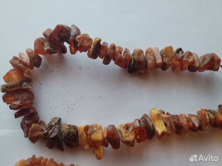 Янтарные бусы натуральные СССР