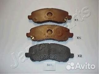 Колодки тормозные дисковые, комплект PA501AF Ja