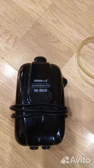 Компрессор для аквариума,с двумя выходами