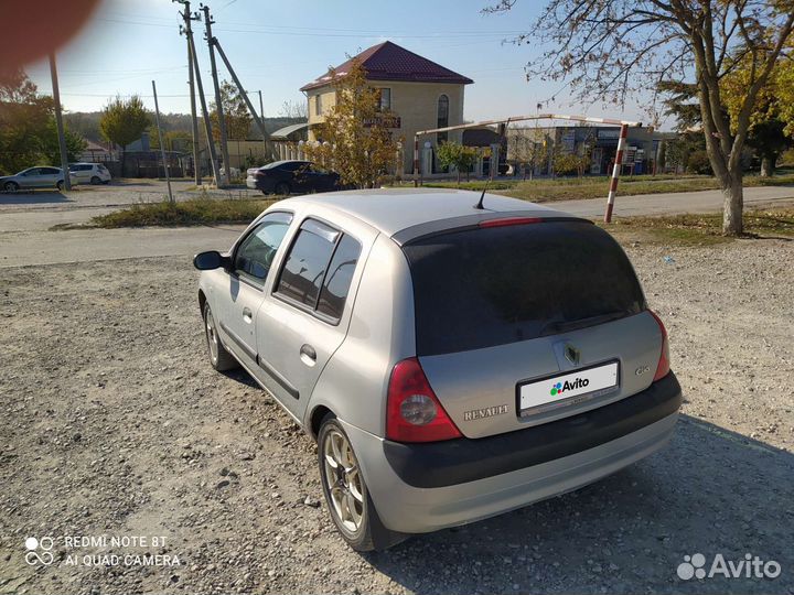 Renault Clio 1.4 МТ, 2003, 210 000 км
