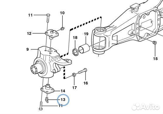3200530 Масленка тавотница в шкворень