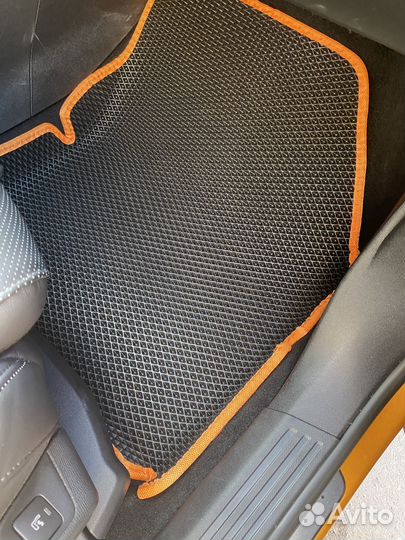 Ева коврики eva с бортами в автомобиль