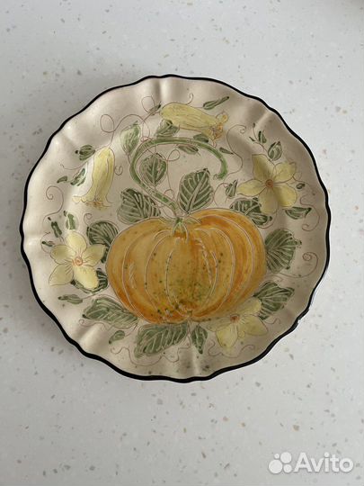 Блюдо керамика Франция, авторская работа