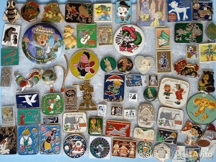 Значки детские, мультфильмы
