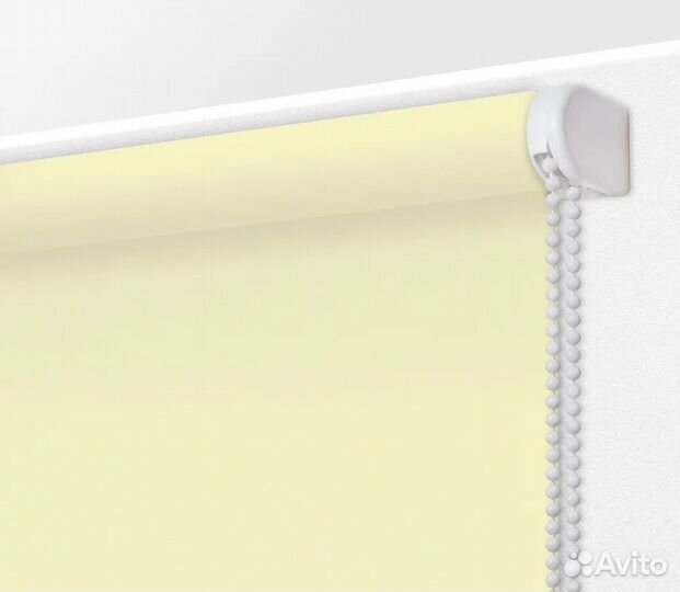 Рулонные шторы Плайн бисквит 40 см