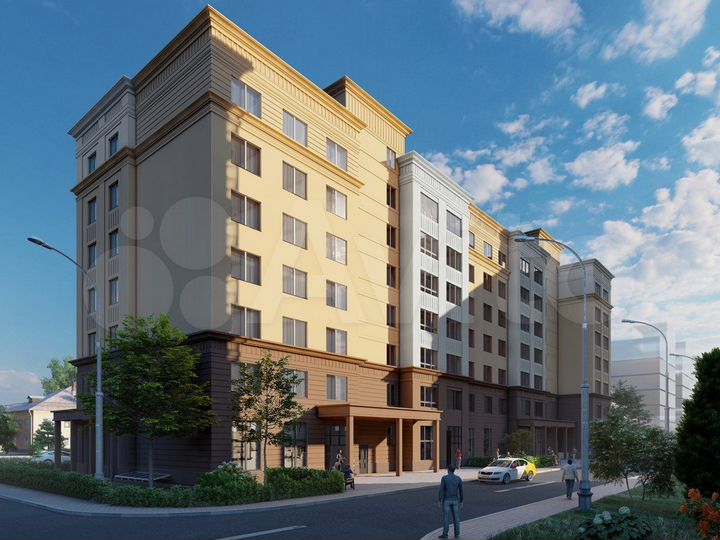 1-к. квартира, 44,1 м², 2/7 эт.