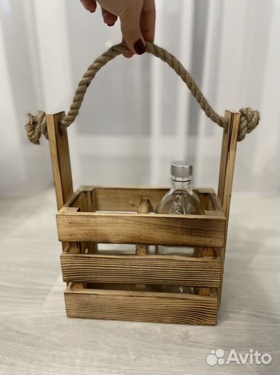 Ящик деревянный подарочный