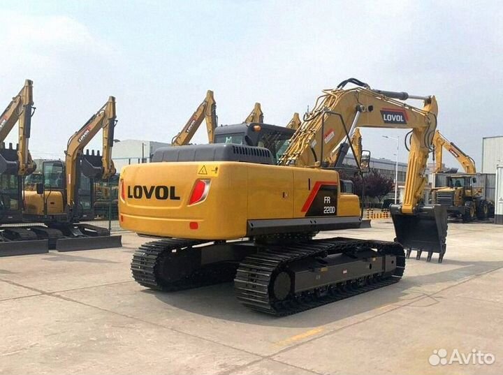 Гусеничный экскаватор Lovol FR220D, 2024