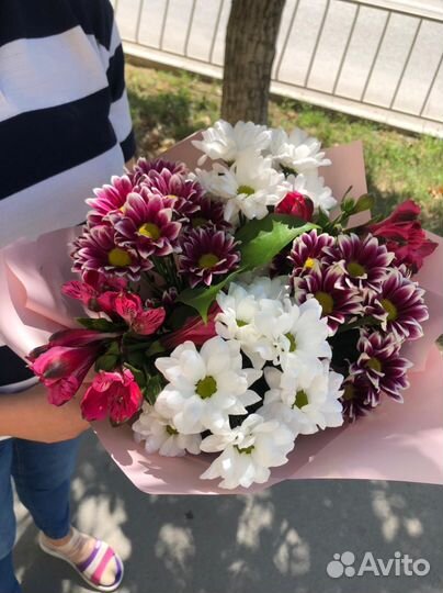 Букет хризантем