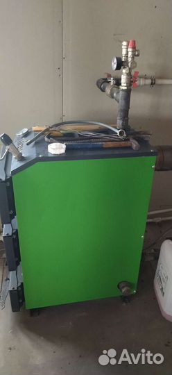 Твердотопливный котел бу 2 года эксплуатации