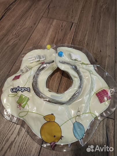 Круг надувной детский на шею для купания