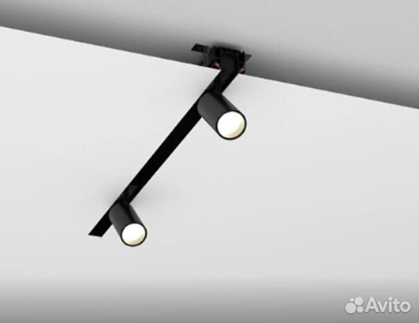 Трек шинопровод магнитный SY в натяжной потолок