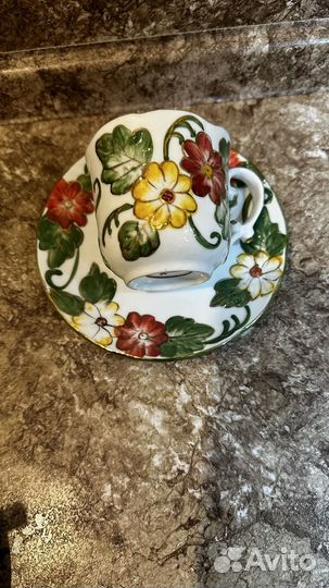 Кофейная/чайная пара фарфор